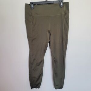 All In Motion Leggings Womens Size XL Olive Green Capri